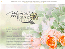 Tablet Screenshot of madisonhousedesigns.com
